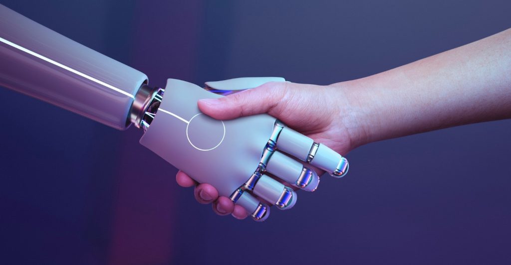 robot handshake